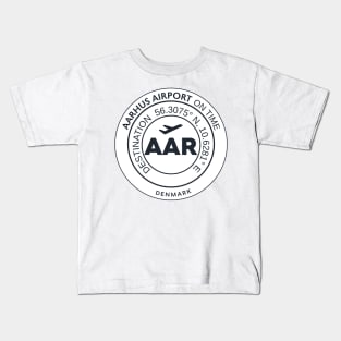 Airport code AAR AARHUS Kids T-Shirt